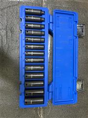 CORNWELL TOOLS BLUE POWER CBPI2M 13 PC DEEPWELL METRIC SOCKET SET WITH CASE